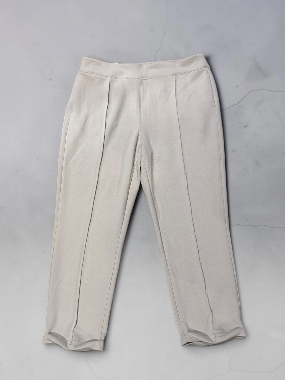 Walter Hagen Women's Beige Pleated Trousers XL NWT